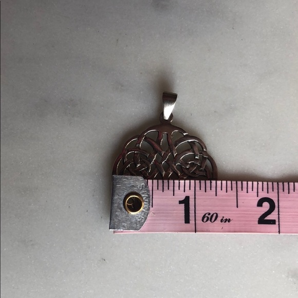 Vintage | .925 Silver Celtic Knot Pendant | O/S - Picture 8 of 8